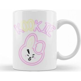 Baskı Dükkanı KB9097 Bt21 Glowing Kookie Bts Porselen Kupa Bardak