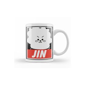 Baskı Dükkanı KB9101 Bt21 Jin Bts Porselen Kupa Bardak