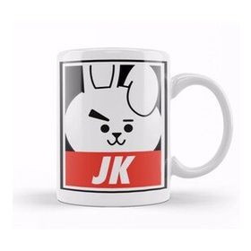 Baskı Dükkanı KB9102 Bt21 Jk Bts Porselen Kupa Bardak