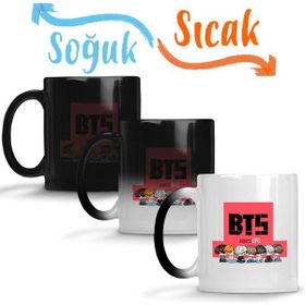 Baskı Dükkanı KB9105 Bt21 Rm Bts Porselen Kupa Bardak