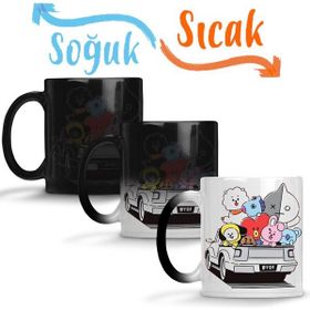 Baskı Dükkanı KB9119 Bts Bt21 01 Porselen Kupa Bardak