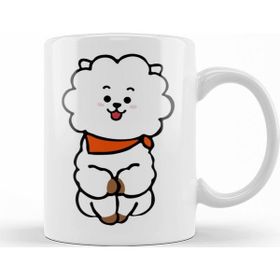 Baskı Dükkanı KB9144 Bts Bt Rj Porselen Kupa Bardak