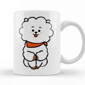Baskı Dükkanı KB9144 Bts Bt Rj Porselen Kupa Bardak
