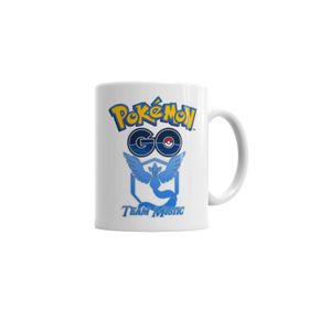 Baskı Dükkanı KB918 Pokemon Go Team Mystic Porselen Kupa Bardak