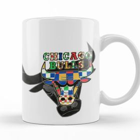 Baskı Dükkanı KB9194 Chicago Bulls Clone Bull Porselen Kupa Bardak