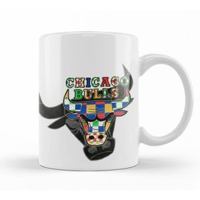 Baskı Dükkanı KB9194 Chicago Bulls Clone Bull Porselen Kupa Bardak