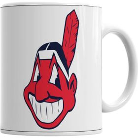 Baskı Dükkanı KB9216 Cleveland Indians Porselen Kupa Bardak