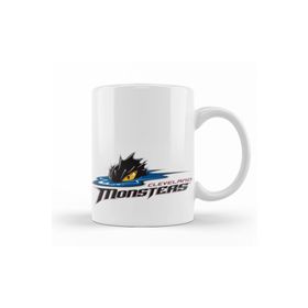 Baskı Dükkanı KB9218 Cleveland Monsters Logo Porselen Kupa Bardak