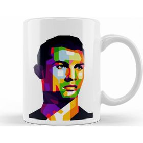 Baskı Dükkanı KB9224 Cristiano Ronaldo 7 Cr Porselen Kupa Bardak