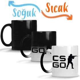Baskı Dükkanı KB9234 Csgo Counter Strike Logo Porselen Kupa Bardak