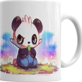 Baskı Dükkanı KB924 Pokemon Go Pikachu Pancham Porselen Kupa Bardak