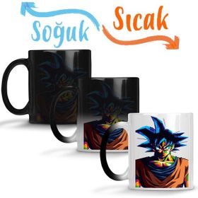 Baskı Dükkanı KB9249 Dragonball Goku Porselen Kupa Bardak