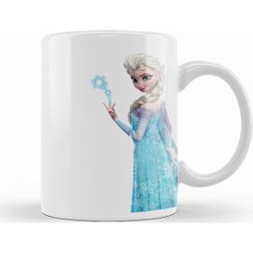 Baskı Dükkanı KB9256 Elsa Frozen Anna Porselen Kupa Bardak