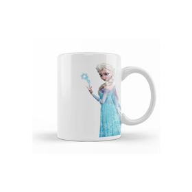 Baskı Dükkanı KB9256 Elsa Frozen Anna Porselen Kupa Bardak