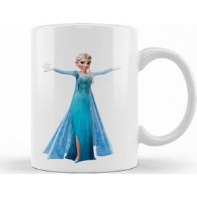 Baskı Dükkanı KB9258 Elsa Hans Frozen Anna Porselen Kupa Bardak