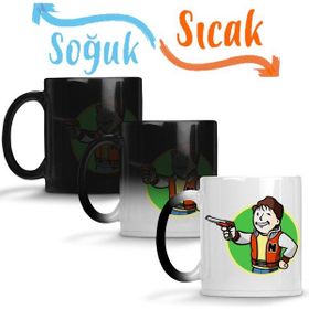 Baskı Dükkanı KB9265 Fallout Fan Boy Porselen Kupa Bardak
