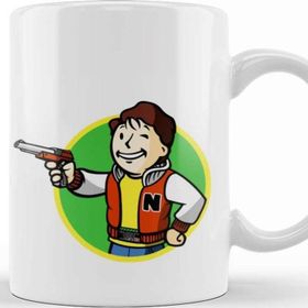 Baskı Dükkanı KB9267 Fallout Fan Boy Porselen Kupa Bardak