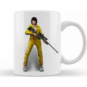 Baskı Dükkanı KB9272 Female Battlegrounds Playerunknowns Battlegrounds Garena Pubg Porselen Kupa Bardak