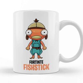 Baskı Dükkanı KB9294 Fortnite Fıshstıck Fortnite Porselen Kupa Bardak