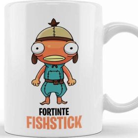 Baskı Dükkanı KB9294 Fortnite Fıshstıck Fortnite Porselen Kupa Bardak