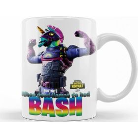 Baskı Dükkanı KB9315 Fortnite Bash Porselen Kupa Bardak