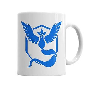 Baskı Dükkanı KB932 Pokemon Go Mystic Mavi Takım Porselen Kupa Bardak