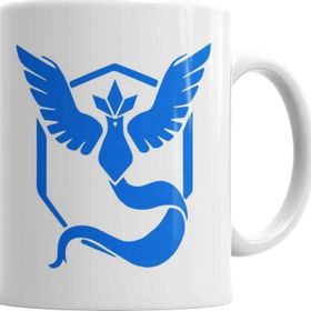 Baskı Dükkanı KB932 Pokemon Go Mystic Mavi Takım Porselen Kupa Bardak