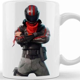 Baskı Dükkanı KB9324 Fortnite Battle Royale Man Porselen Kupa Bardak