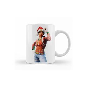 Baskı Dükkanı KB9336 Fortnite Battle Royale Woman Porselen Kupa Bardak