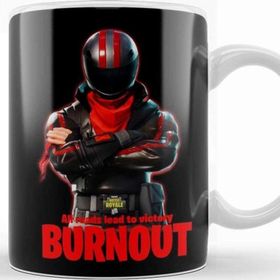 Baskı Dükkanı KB9337 Fortnite Burnout Porselen Kupa Bardak