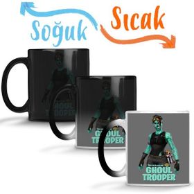 Baskı Dükkanı KB9345 Fortnite Ghoul Trooper Porselen Kupa Bardak