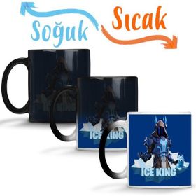 Baskı Dükkanı KB9348 Fortnite Iceking Porselen Kupa Bardak