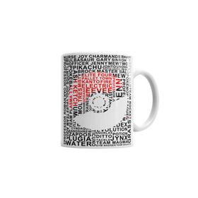 Baskı Dükkanı KB935 Pokeball Poketop Pokemon Go Pikachu Porselen Kupa Bardak