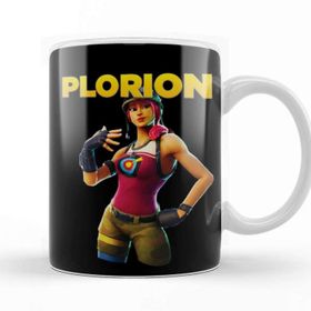 Baskı Dükkanı KB9360 Fortnite Plorıon Porselen Kupa Bardak