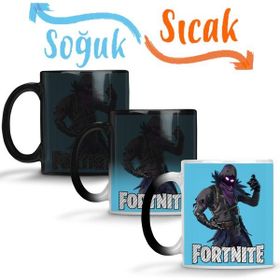 Baskı Dükkanı KB9361 Fortnite Raven Skin Porselen Kupa Bardak