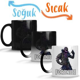 Baskı Dükkanı KB9361 Fortnite Raven Skin Porselen Kupa Bardak