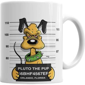 Baskı Dükkanı KB937 Pluto The Pup Porselen Kupa Bardak