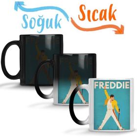 Baskı Dükkanı KB9387 Freddie Mercury Porselen Kupa Bardak