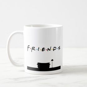 Baskı Dükkanı KB9399 Friends Friends Friends Porselen Kupa Bardak
