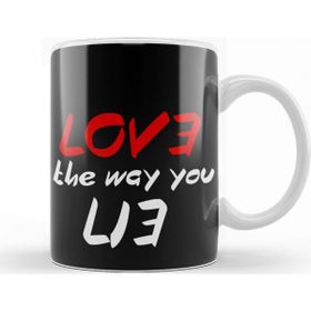 Baskı Dükkanı KB9415 Gift Love The Way You Lie Porselen Kupa Bardak