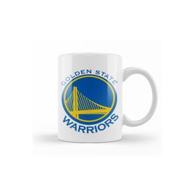 Baskı Dükkanı KB9418 Golden State Warriors Logo Porselen Kupa Bardak