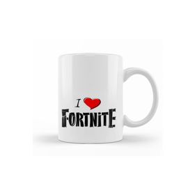Baskı Dükkanı KB9465 I Love Fortnite Porselen Kupa Bardak