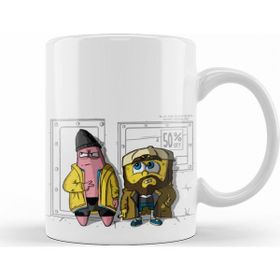 Baskı Dükkanı KB9475 Jay And Silent Bob Pat And Silent Bob Squarepants Porselen Kupa Bardak