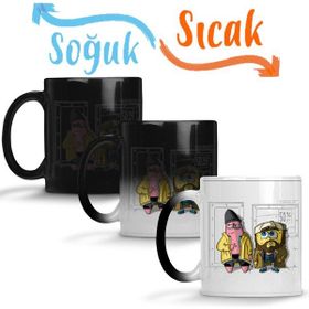 Baskı Dükkanı KB9475 Jay And Silent Bob Pat And Silent Bob Squarepants Porselen Kupa Bardak