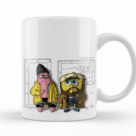 Baskı Dükkanı KB9475 Jay And Silent Bob Pat And Silent Bob Squarepants Porselen Kupa Bardak