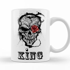 Baskı Dükkanı KB9500 King Queen Porselen Kupa Bardak