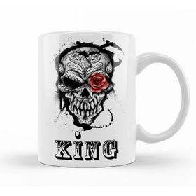 Baskı Dükkanı KB9500 King Queen Porselen Kupa Bardak