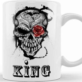 Baskı Dükkanı KB9501 King Queen Porselen Kupa Bardak