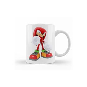 Baskı Dükkanı KB9512 Knuckles The Echidna Sonic Porselen Kupa Bardak