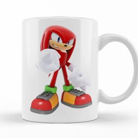 Baskı Dükkanı KB9512 Knuckles The Echidna Sonic Porselen Kupa Bardak